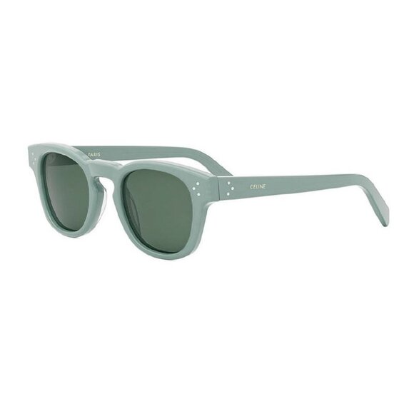 NEW CL40233I 93N CELINE SUNGLASSES ROUND GREEN MEN EYEWEAR - Picture 1 of 3